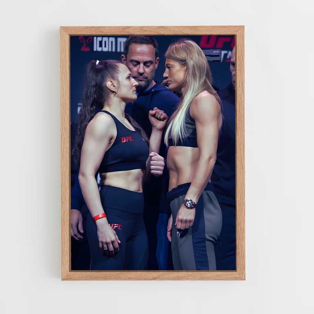 Poster Championne de l'UFC – affiche MMA (vue 4)
